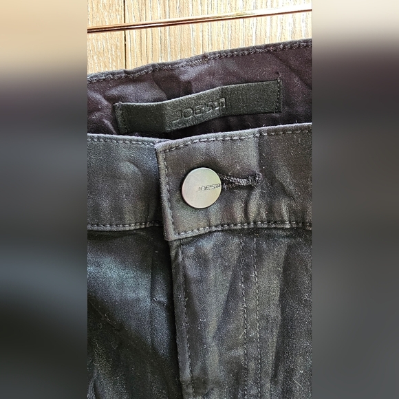 Anthropologie NWT Joe's Jeans The Mia Wide Leg High Rise Womens Black Jeans 34 - Picture 4 of 11